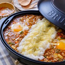 市販のカレールウで♡『とろ～りチーズのキーマカレープレート』