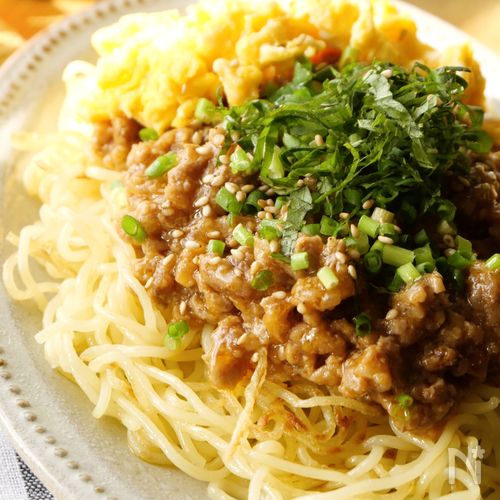 【常備菜アレンジ💛】とろ~り肉味噌のふわたま焼きそば