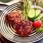 メカジキの甘辛ごぼうバーグ/苦手でも食べやすい【お弁当にも】