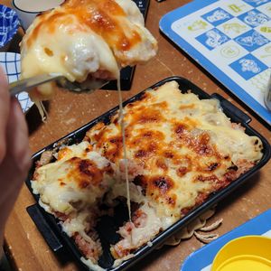 まゆのの作ってみた!投稿(【えびドリア】レトロ洋食の定番♩幸せの味)