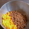 しゃきしゃきもやしとひき肉と卵と春雨の中華和えの工程4