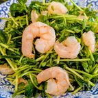 えびと豆苗旨塩サラダ