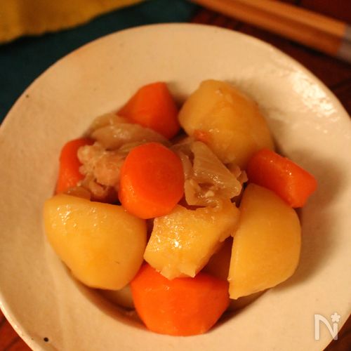 【牛肉は使わない！】鶏肉で作る！わが家の「肉じゃが」
