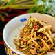 野菜の皮で田舎風きんぴら