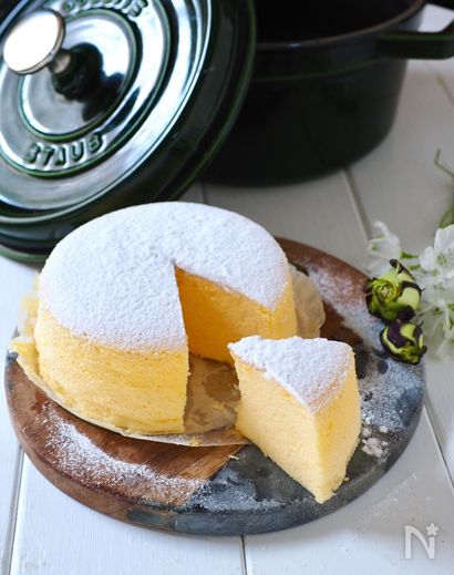 アレを使ってひび割れなし！スチーム・スフレチーズケーキ