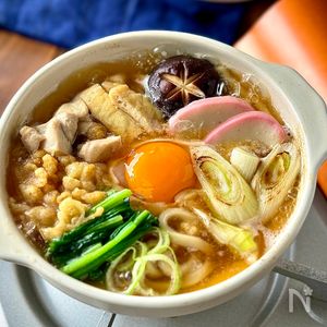 鍋焼きうどんさん専用ページ(アーネストワン )フレームDIYラボ ぽっかぽか♪鍋焼きうどん レシピ・作り方 by ぷう☆pou - 楽天レシピ