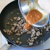 『小松菜と厚揚げの味噌そぼろ炒め』ごはんに合う!の工程4