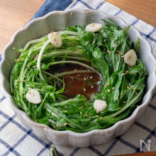【漬けるだけ10分】無限に食べられる！水菜の中華風さっぱり漬