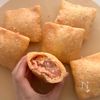 詰めて焼くだけ♩キムチー巾着餃子の工程2