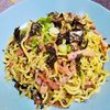 ヴェルの作ってみた!投稿(レンジで3分!【高菜ベーコン焼きそば】)