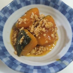 mocoの作ってみた!投稿(【煮込み5分♡かぼちゃのそぼろ煮】たっぷりの餡がおいしい！)