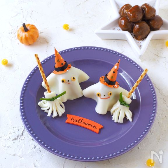 おばけチーズミートボール【ハロウィン・お弁当】