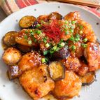 お米との相性抜群🍚🥢鶏肉とナスのスタミナ炒め☆
