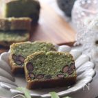 混ぜて焼くだけ！簡単！黒豆の抹茶パウンドケーキ