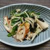 よっこの作ってみた!投稿(【水菜とえのきと竹輪の海苔ドレサラダ】腸活にもうれしい！)