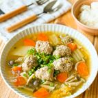 【炊飯器にあとはおまかせ♪】あったかレンコン団子のスープ