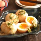 黄身がとろ～り！ネギ胡麻味玉