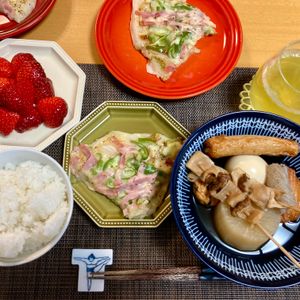 たぁプーの作ってみた!投稿(カリもち♡何度作っても飽きない「ハニーマスタードお餅ピザ」)