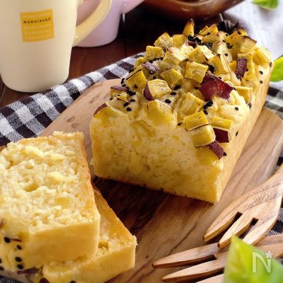 米粉で作る☆スイートポテトケーキ。