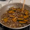 【簡単ハロウィン】甘辛カレー味♪かぼちゃのひき肉ライスの工程3
