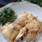 トースターで簡単！旨ウマ♡トロリンなすとチーズの巾着