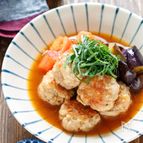 豚こまボールと夏野菜の焼きびたし【#作り置き #節約】