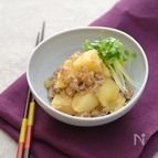 レンジひき肉じゃが