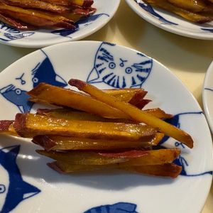 RKの作ってみた!投稿(甘辛◎さつまいものコチュジャンきんぴら)