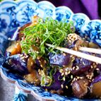 【やみつきごま味噌なす】材料1つ作り置き！甘辛味でご飯が進む