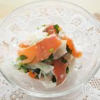かぶとスモークサーモンのマリネ☆作り置きに☆