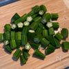 カリカリザクザク！「オクラのさっぱりポン酢唐揚げ」の工程1