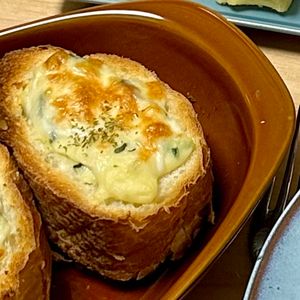 とびうおの作ってみた!投稿(レンチンホワイトソースで！パングラタン)