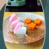 チョロリスの作ってみた!投稿(お正月にすぐ使える!かまぼことにんじんの【飾り切り5選】)