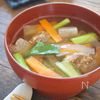 いわし缶詰で簡単に【いわしのつみれ汁】野菜もしっかり摂れる◎