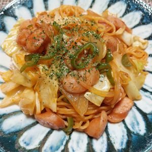 よっこの作ってみた!投稿(焼きそばナポリタン風)