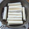 【さつまいものくるくる春巻き】中はホクホク外はパリパリ🍠の工程3