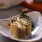 ごま油香る　韓国のりの卵焼き