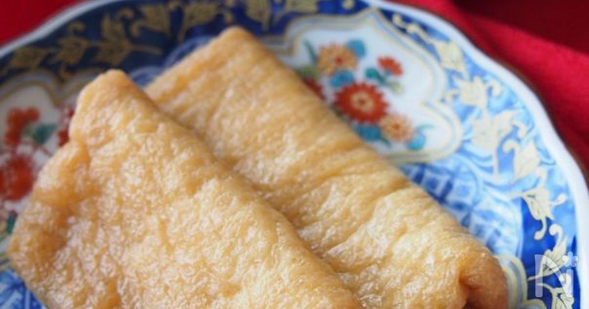 砂糖不使用のお揚げ煮