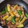 豚肉とズッキーニの卵炒めの工程4