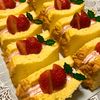 いく🍉の作ってみた!投稿(ふわふわ♡いちごのシフォンケーキ)