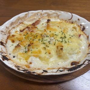 こむぎの作ってみた!投稿(カリフラワーチーズグラタン)