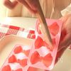🎀リボンの塩キャラメルショコラの工程1