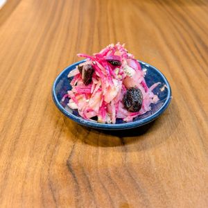 るるる♪の作ってみた!投稿(【卵不使用】紅芯大根とりんごのコールスロー風)