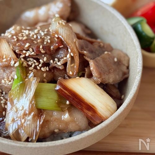10分で完成!材料2つ!【甘辛ねぎ豚】
