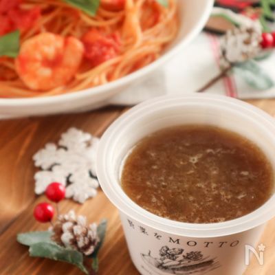濃厚♪えびのトマトクリームパスタ