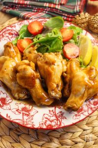 【業スー】すき焼きのたれで♪手羽元のロースト風照り焼きチキン