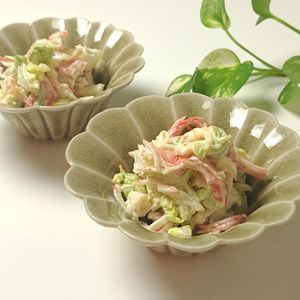 とのちゃまの作ってみた!投稿(キャベツとカニかまサラダ【作りおき】)