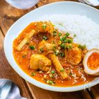 カレー粉とスパイスで作る『豚バラブロック肉のカレー』
