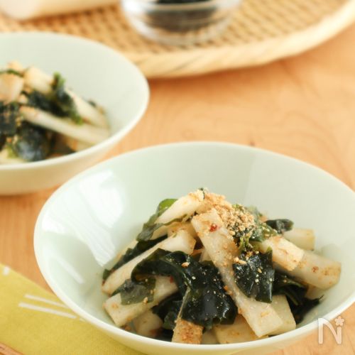 食物繊維たっぷり！大根とわかめのさっぱりサラダ