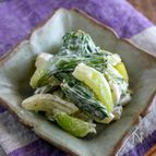 【お弁当副菜】箸休めに♪チンゲン菜の七味マヨポン和え